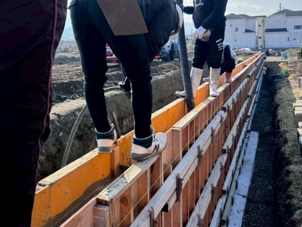 コンクリート打設